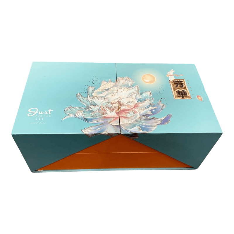 Anpassad kartong Ljusförpackning lådor Mooncake Pastry Box Parfym Present Set Box