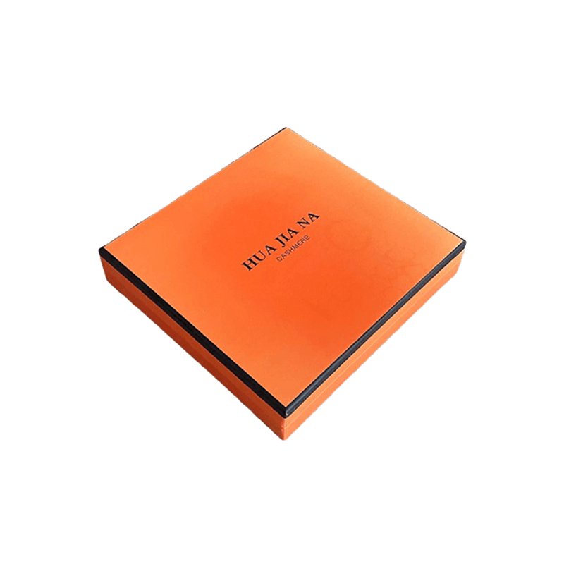 Anpassade logotyp förpackningslådor kartong bokform siden halsdukar förpackning papperslåda presentförpackning design