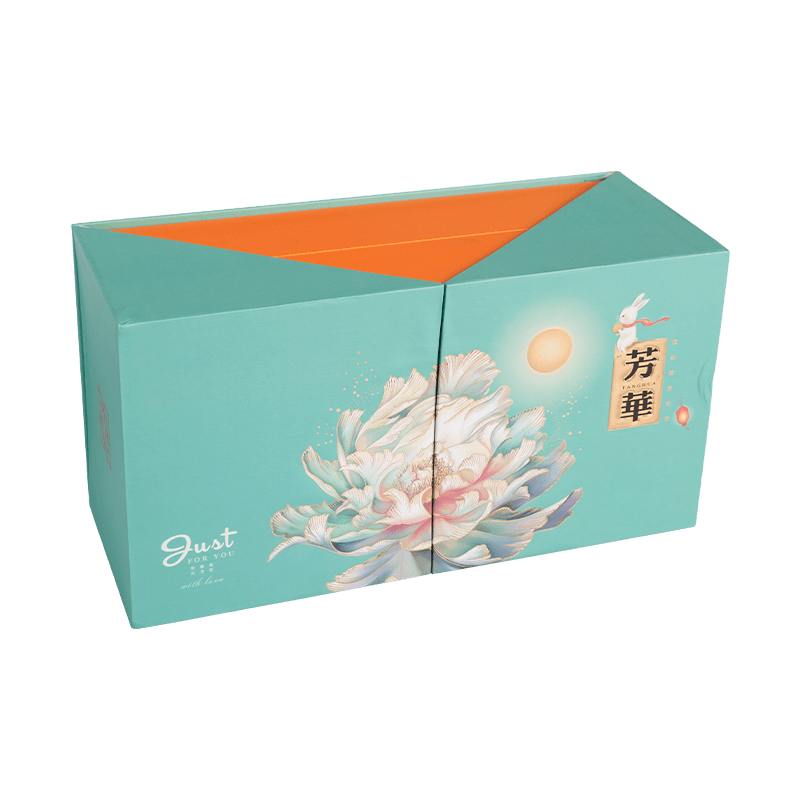 Anpassad kartong Ljusförpackning lådor Mooncake Pastry Box Parfym Present Set Box