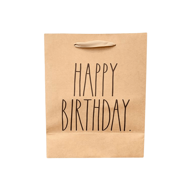 Custom Printed Your Own Logo Vit Brun Kraft Gift Craft Shopping Paper Bag med handtag