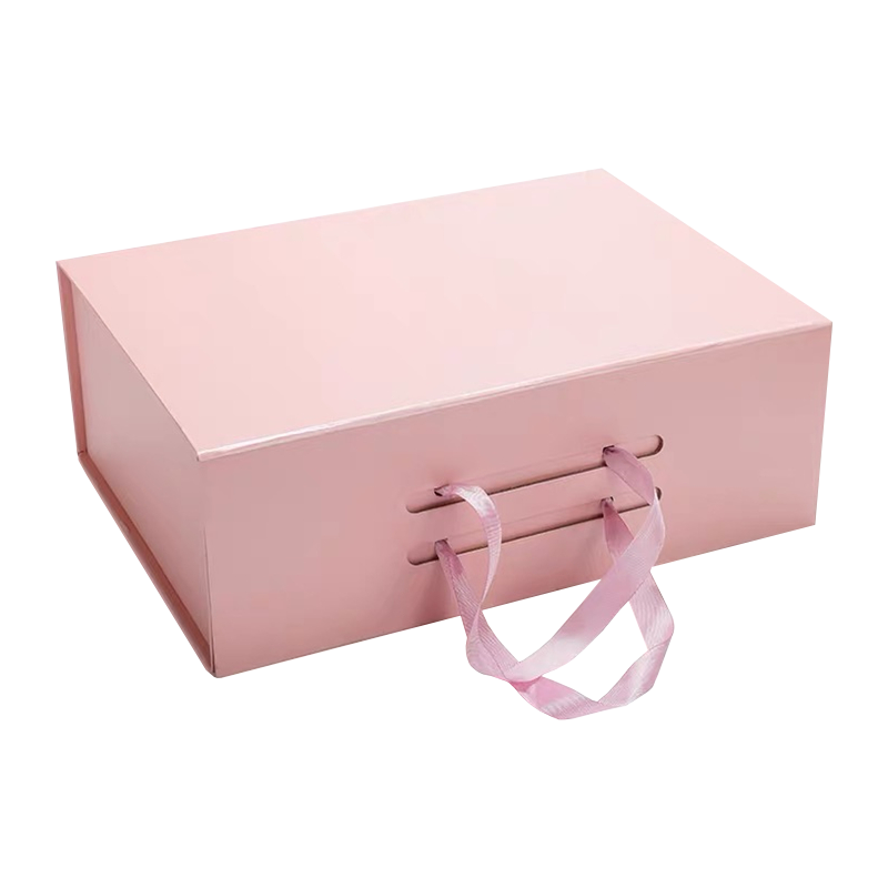 Custom Brand Logo Magnet Folding Box Lyx Paper Box Vikbar magnetisk presentask för Kläder Skor